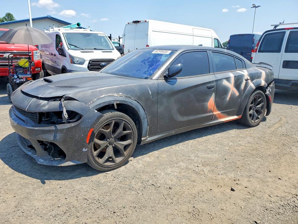 2016 Dodge Charger VIN 2C3CDXHG2GH242360 COPART salvage auction — FRONT END, Salvage Title, sold $2,400 on 2026-07-30 (photo 1)