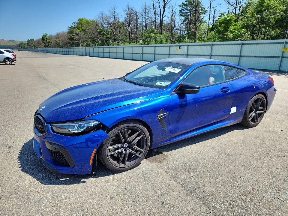2023 BMW M8 VIN WBSAE0C07PCL57470 — COPART salvage auction photo