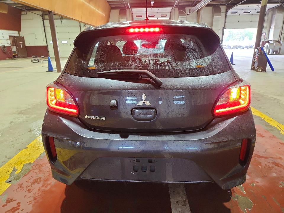 2024 Mitsubishi Mirage VIN ML32AUHJ4RH008310 COPART salvage auction — FRONT END, Fl - Certificate Of Destruction (P), sold $325 on 2026-07-22 (photo 6)