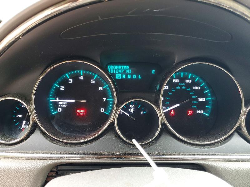 2013 Buick Enclave VIN 5GAKVDKD7DJ186316 COPART salvage auction — FRONT END, Ga - Cert Of Title-Salvage, sold $825 on 2026-07-31 (photo 9)