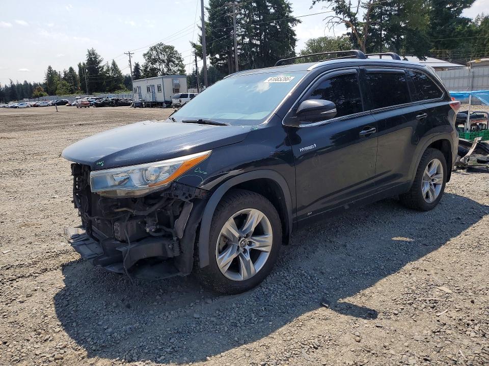 2016 Toyota VIN 5TDDCRFH6GS018603 COPART salvage auction — FRONT END, Salvage Title, sold $3,050 on 2026-07-31 (photo 1)