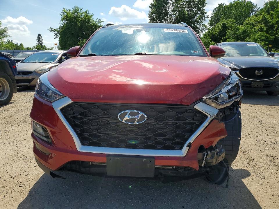 2021 Hyundai Tucson VIN KM8J3CA42MU407147 COPART salvage auction — FRONT END, ON - PERMIT SALVAGE, sold $525 on 2026-07-21 (photo 5)