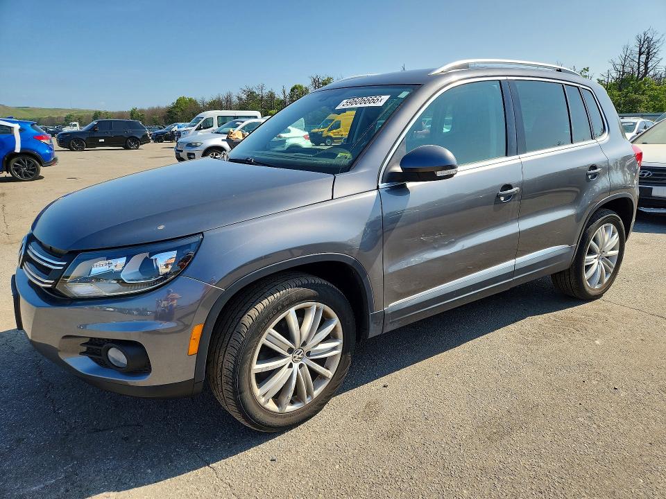 2016 Volkswagen Tiguan VIN WVGBV7AX0GW507501 COPART salvage auction — MINOR DENT/SCRATCHES, Ny - Certificate Of Title, sold $3,200 on 2026-07-15 (photo 1)
