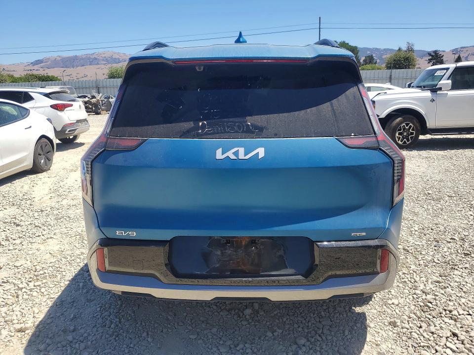 2024 Kia Ev9 VIN KNDAEFS54R6035961 COPART salvage auction — FRONT END, Ca - Salvage Certificate, sold $19,100 on 2026-08-11 (photo 6)