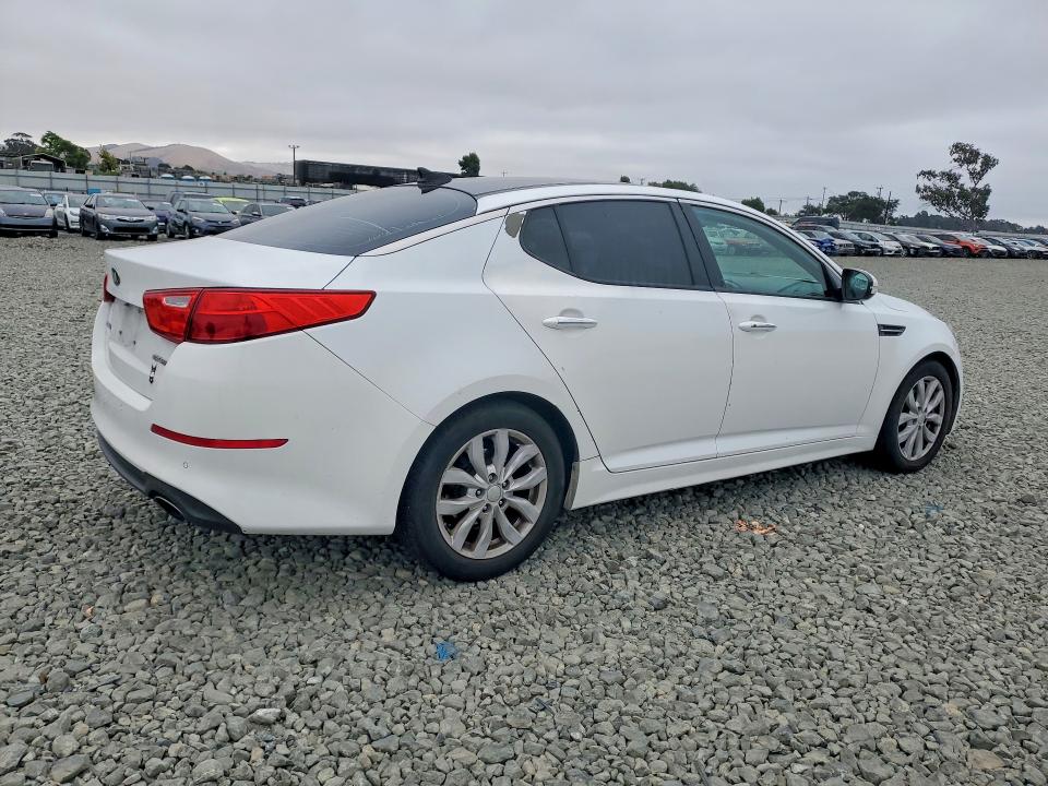 2015 Kia Optima VIN 5XXGN4A72FG403181 COPART salvage auction — SIDE, Ca - Salvage Certificate, sold $1,050 on 2026-07-16 (photo 3)