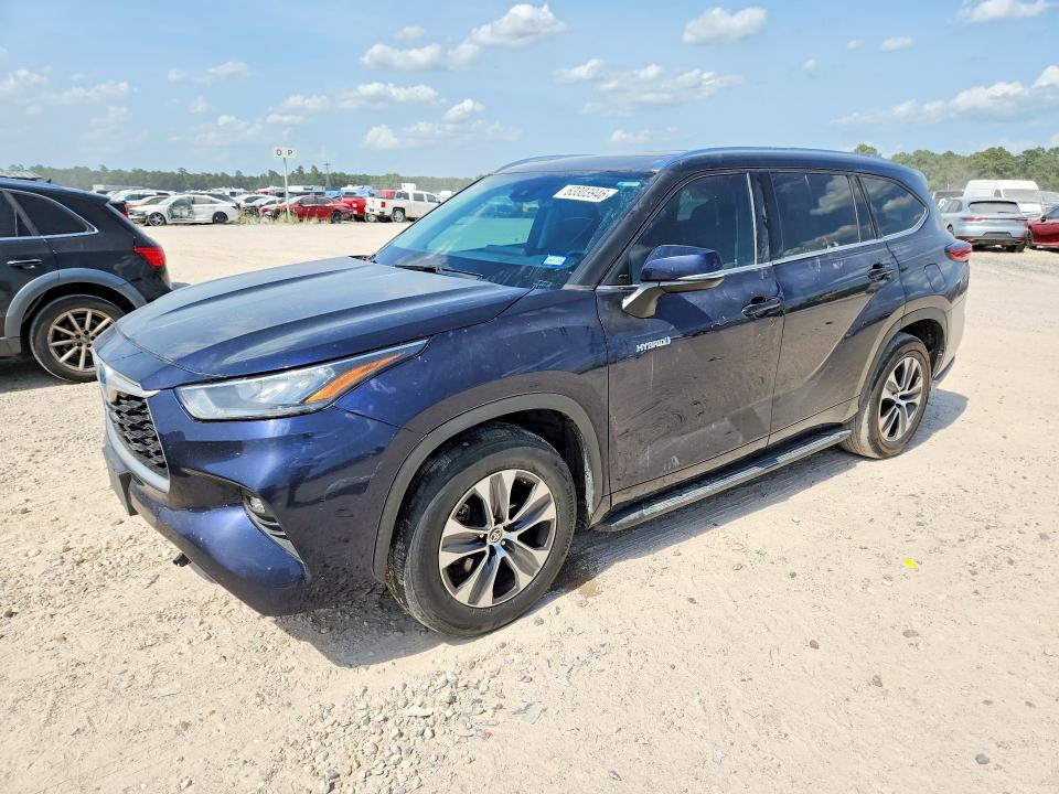 2020 Toyota Highlander VIN 5TDGARAH0LS500214 — COPART salvage auction photo