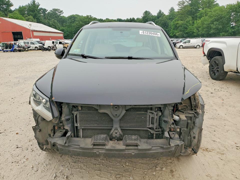 2012 Volkswagen Tiguan VIN WVGBV7AX4CW539555 COPART salvage auction — FRONT END, Ma - Cert Of Title-Reconstrctd Coll, sold $525 on 2026-07-27 (photo 5)