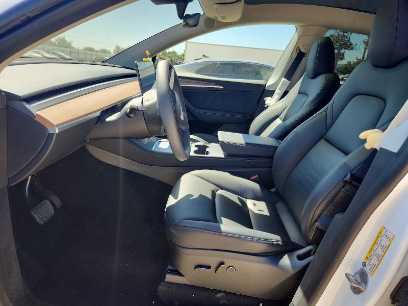 2023 Tesla Model y VIN 7SAYGDEE5PA099825 COPART salvage auction — FRONT END, Ca - Salvage Certificate, sold $6,200 on 2026-07-28 (photo 7)