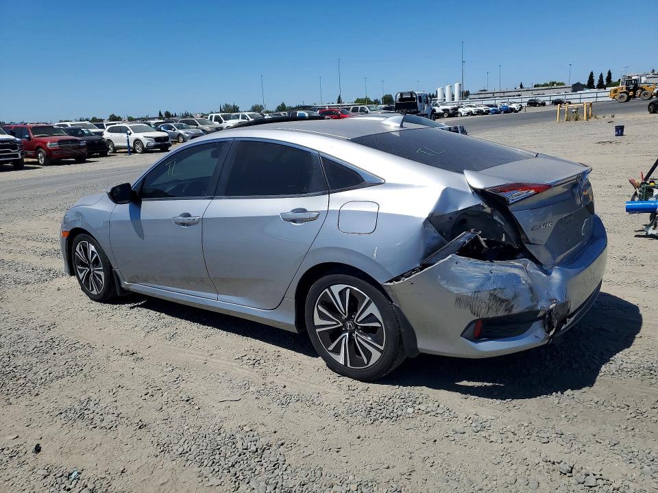 2018 Honda Civic VIN JHMFC1F72JX043757 COPART salvage auction — REAR END, CA - SALVAGE CERTIFICATE, sold $4,050 on 2026-07-28 (photo 2)