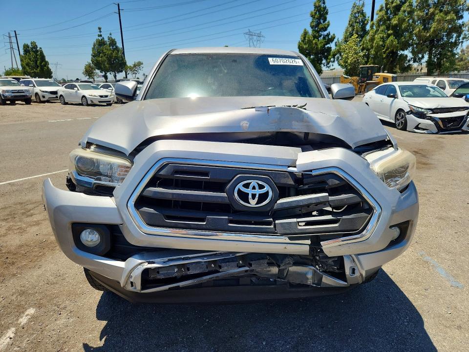 2017 Toyota Tacoma VIN 5TFAX5GN7HX093424 COPART salvage auction — FRONT END, Ca - Salvage Certificate, sold $4,100 on 2026-07-28 (photo 5)