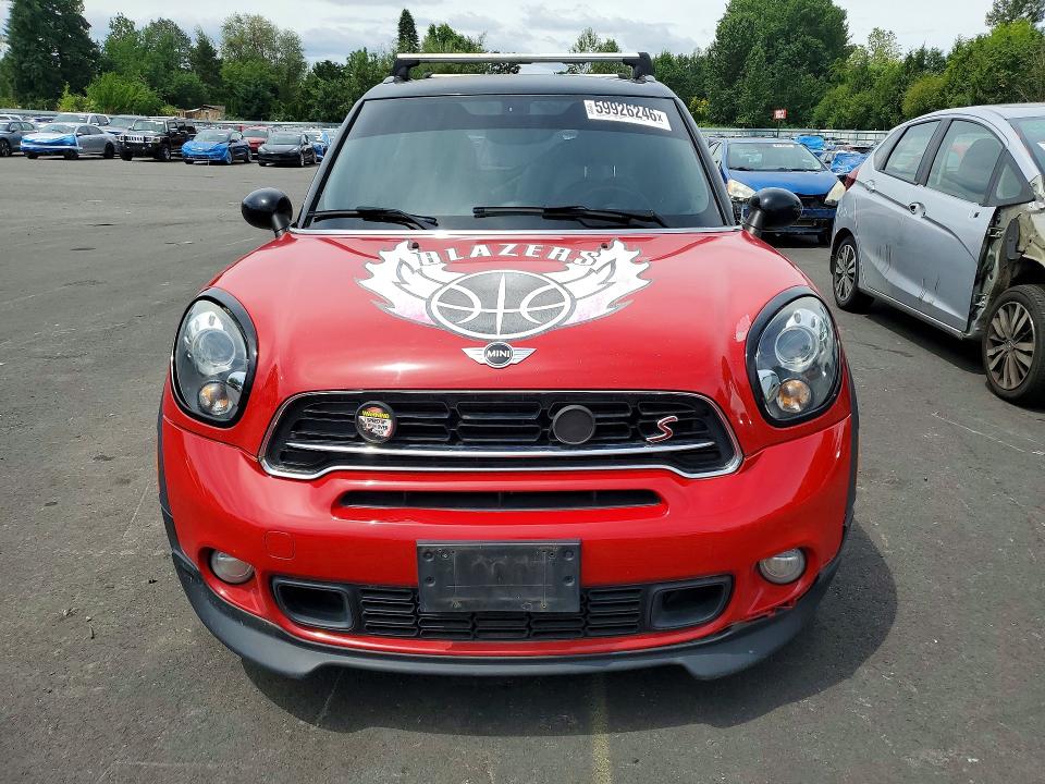 2015 Mini VIN WMWZC5C5XFWP48714 COPART salvage auction — MINOR DENT/SCRATCHES, Or - Certificate Of Title, sold $2,850 on 2026-07-08 (photo 5)