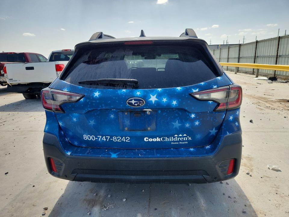 2020 Subaru Outback VIN 4S4BTACCXL3208381 COPART salvage auction — FRONT END, Tx - Certificate Of Title, sold $2,400 on 2026-07-31 (photo 6)