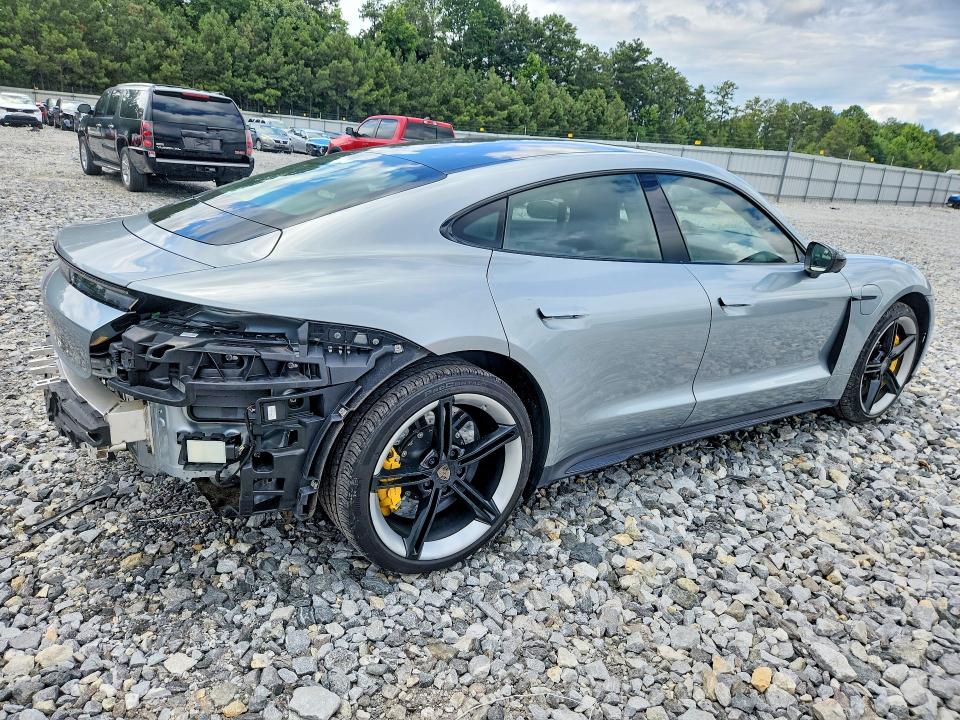 2020 Porsche Taycan VIN WP0AC2Y18LSA71897 COPART salvage auction — REAR END, Ga - Cert Of Title-Salvage, sold $28,250 on 2026-08-04 (photo 3)