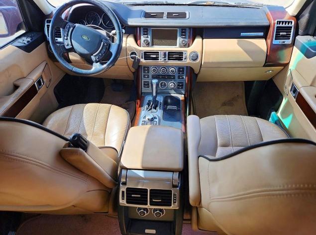 2008 Land rover RANGE ROVER VIN SALMF15468A295928 COPART salvage auction — NORMAL WEAR, Tx - Certificate Of Title, sold $725 on 2026-07-09 (photo 8)