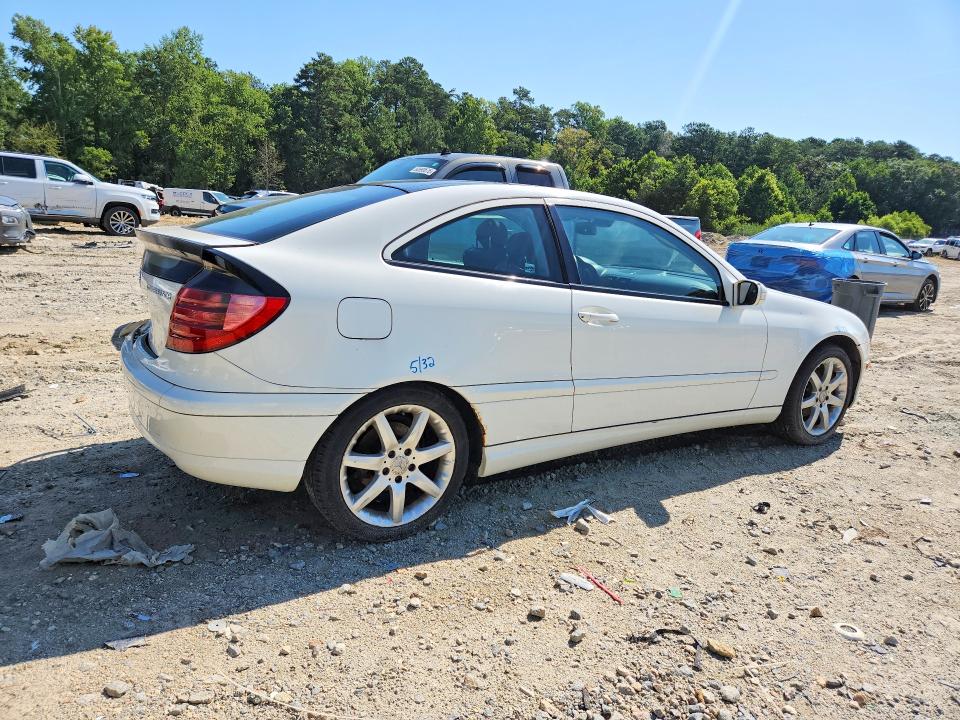 2002 Mercedes-benz C class VIN WDBRN47J32A370627 COPART salvage auction — REAR END, MD - CERT OF SALVAGE > 75% DAMAGE (P), sold $225 on 2026-07-28 (photo 3)