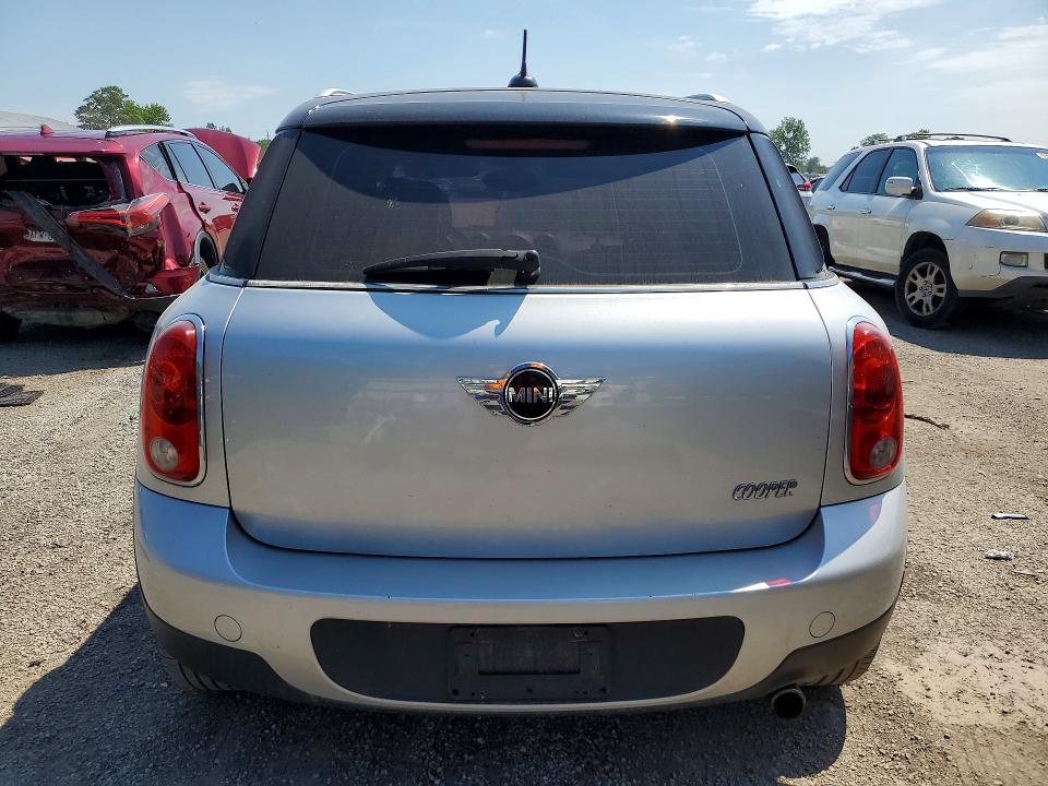 2011 Mini Cooper VIN WMWZB3C53BWH95491 COPART salvage auction — FRONT END, On - Permit Salvage, sold $125 on 2026-07-28 (photo 6)
