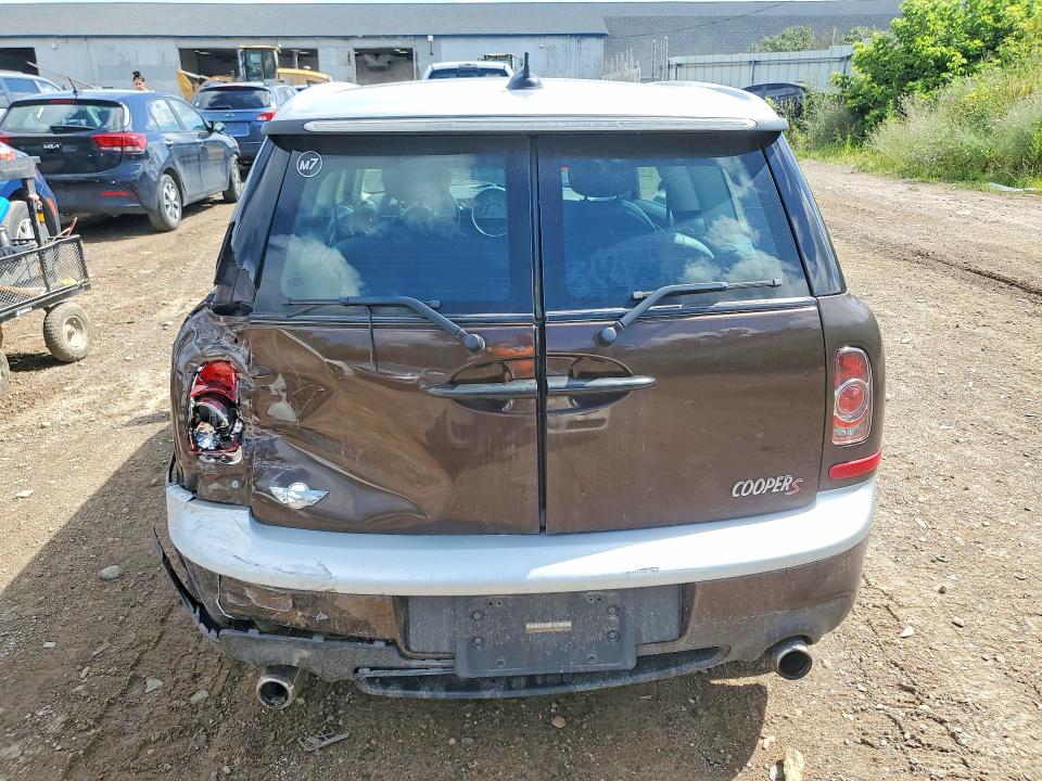 2011 Mini Cooper VIN WMWZG3C56BTY30962 COPART salvage auction — REAR END, Mi - Certificate Of Title, sold $650 on 2026-08-19 (photo 6)