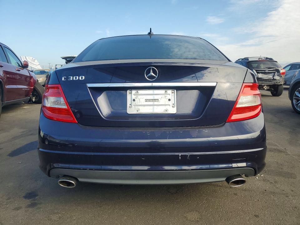 2011 Mercedes-benz C class VIN WDDGF5EB4BA445459 COPART salvage auction — FRONT END, CA - SALVAGE CERTIFICATE, sold $575 on 2026-07-29 (photo 6)