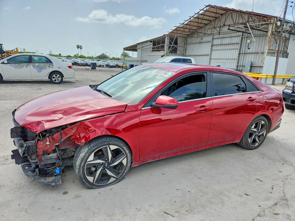 2022 Hyundai Elantra VIN KMHLP4AGXNU366913 COPART salvage auction — FRONT END, Tx - Bonded Title - Salvage, sold $40 on 2026-07-28 (photo 1)