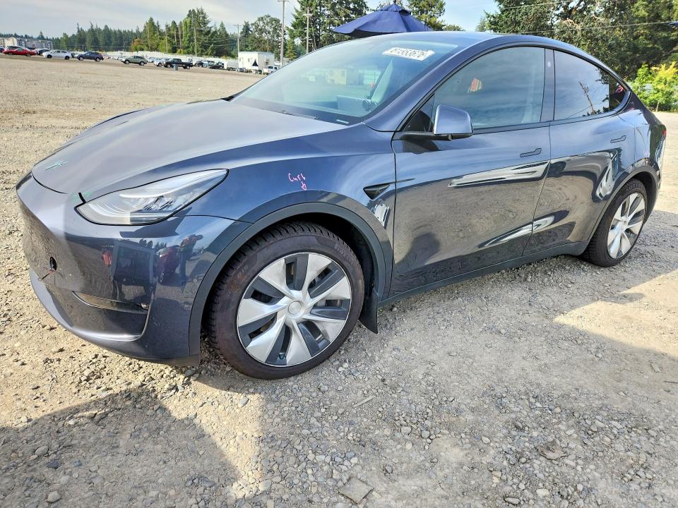 2021 Tesla Model y VIN 5YJYGAEE0MF146298 COPART salvage auction — FRONT END, Wa - Bill Of Sale, sold $8,200 on 2026-07-31 (photo 1)