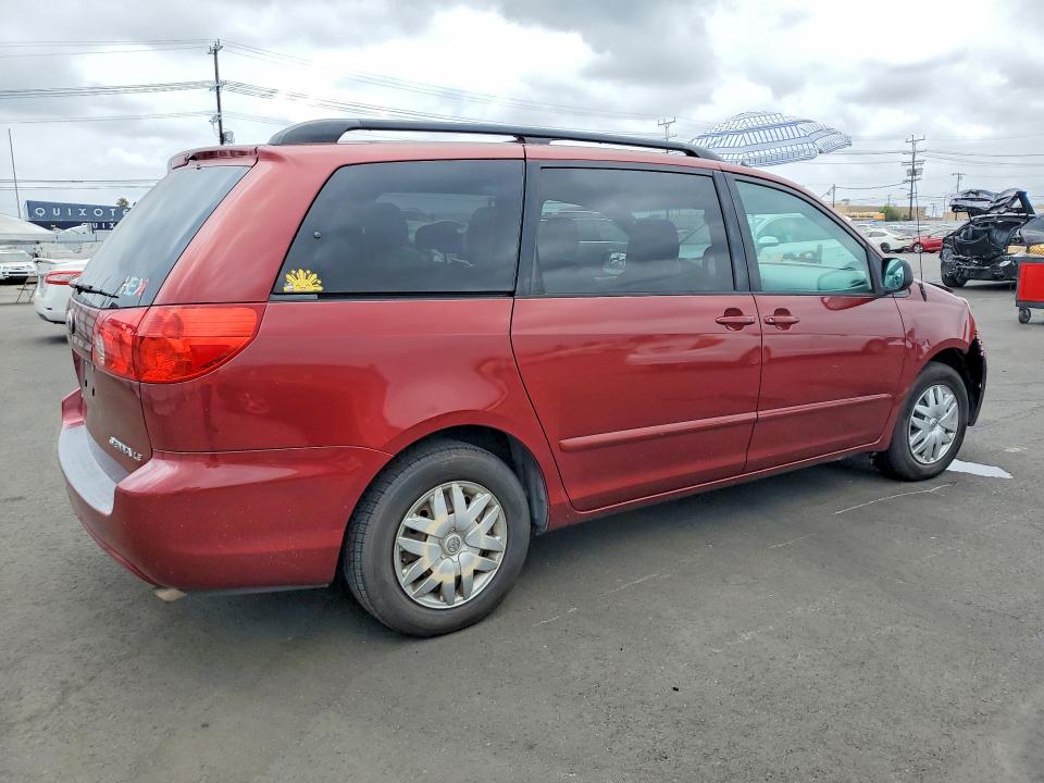 2010 Toyota Sienna VIN 5TDKK4CC3AS318242 COPART salvage auction — FRONT END, CA - SALVAGE CERTIFICATE, sold $550 on 2026-07-15 (photo 3)