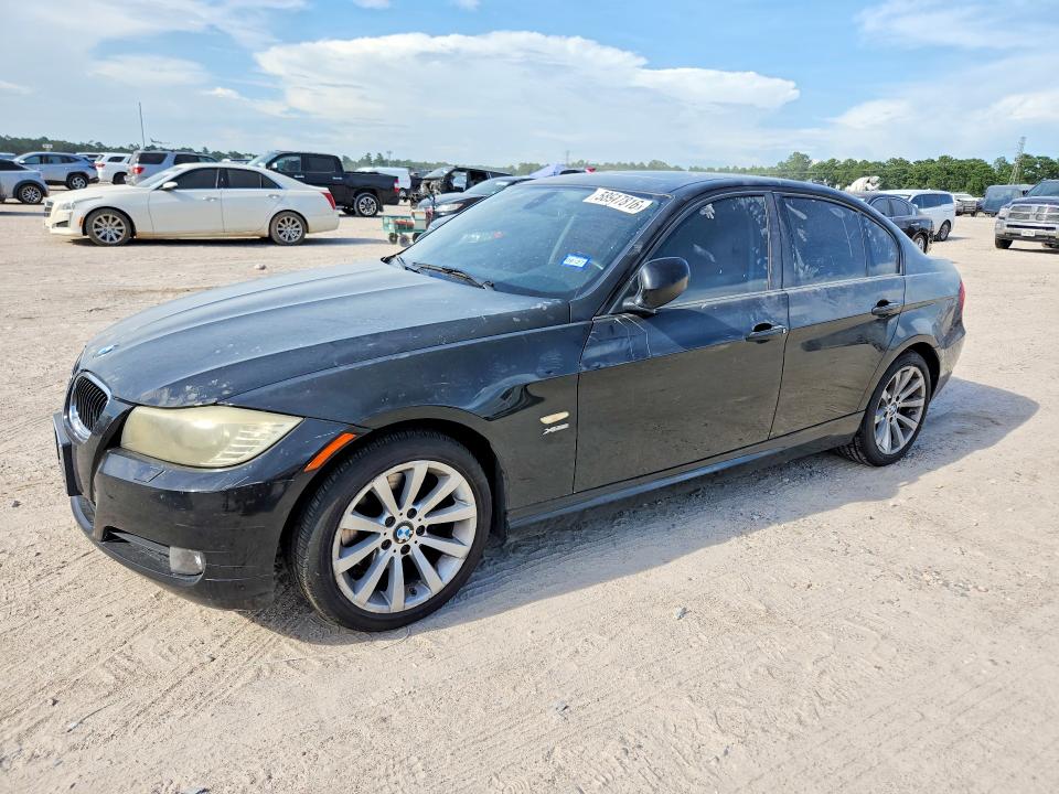 2011 BMW 3 series VIN WBAPK7C54BF086466 COPART salvage auction — UNDERCARRIAGE, TX - SALVAGE VEHICLE TITLE (P), sold $650 on 2026-07-10 (photo 1)
