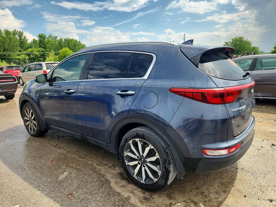 2018 Kia Sportage VIN KNDPN3AC2J7352631 COPART salvage auction — Burn Interior, KY - BILL OF SALE/PART ONLY/NO TITL, sold $550 on 2026-07-23 (photo 2)