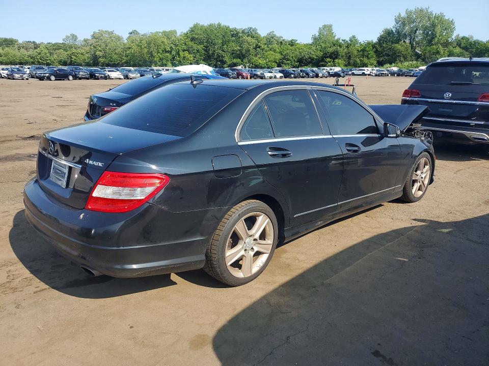 2011 Mercedes-benz C class VIN WDDGF8BB8BR139615 COPART salvage auction — FRONT END, CT - CERT OF TITLE-SALVAGE, sold $525 on 2026-08-07 (photo 3)