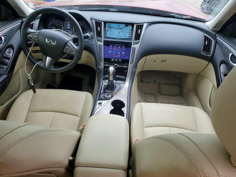 2014 Infiniti Q50 VIN JN1BV7AR9EM681259 COPART salvage auction — FRONT END, Ny - Mv-907A Salvage Certificate, sold $350 on 2026-07-21 (photo 8)