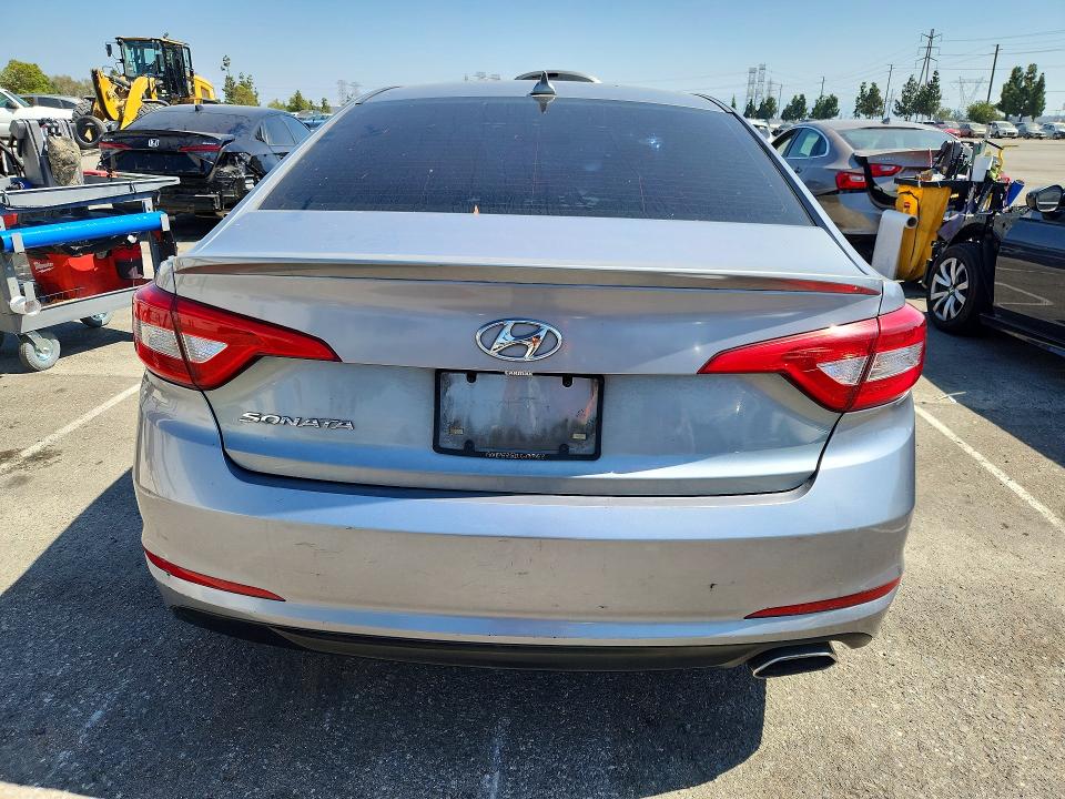 2015 Hyundai Sonata VIN 5NPE24AF0FH258234 COPART salvage auction — FRONT END, Ca - Dis/Dlr/Exp Only Clean Title, sold $375 on 2026-07-23 (photo 6)