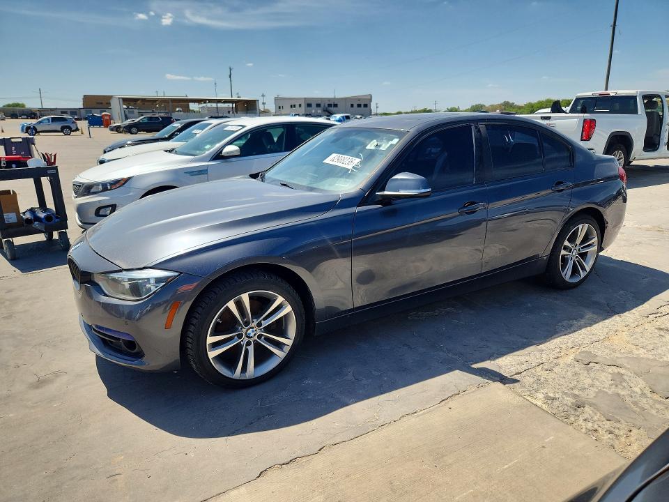 2017 BMW 3er VIN WBA8D9C30HA011715 COPART salvage auction — NORMAL WEAR, Tx - Certificate Of Title (P), sold $2,900 on 2026-08-20 (photo 1)