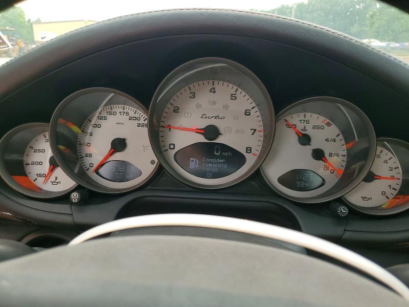 2007 Porsche 911 VIN WP0AD29987S783735 COPART salvage auction — WATER/FLOOD, NJ - CERT OF TITLE-SALVAGE FLOOD, sold $71,000 on 2026-07-23 (photo 9)