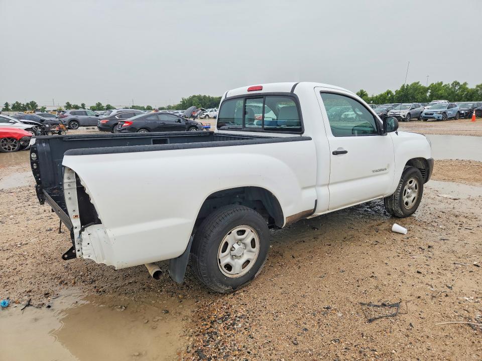 2010 Toyota Tacoma VIN 5TENX4CN3AZ677920 COPART salvage auction — REAR END, TX - SALVAGE VEHICLE TITLE (P), sold $3,550 on 2026-07-17 (photo 3)