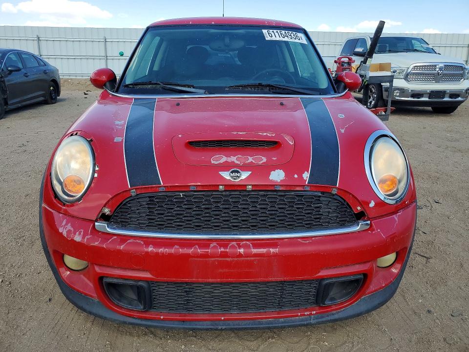 2012 Mini Cooper VIN WMWSV3C57CT385513 COPART salvage auction — FRONT END, CA - DIS/DLR/EXP ONLY CLEAN TITLE, sold $500 on 2026-07-20 (photo 5)