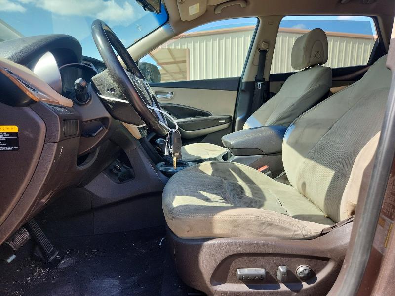 2013 Hyundai Santa fe VIN KM8SM4HF5DU015116 COPART salvage auction — FRONT END, Tx - Certificate Of Title, sold $900 on 2026-07-22 (photo 7)