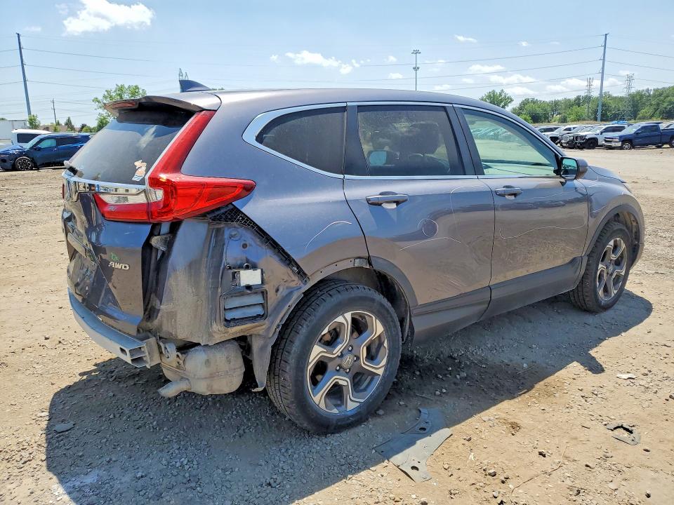 2018 Honda Cr-v VIN 7FARW2H5XJE074843 COPART salvage auction — REAR END, Mi - Certificate Of Title, sold $5,300 on 2026-07-28 (photo 3)