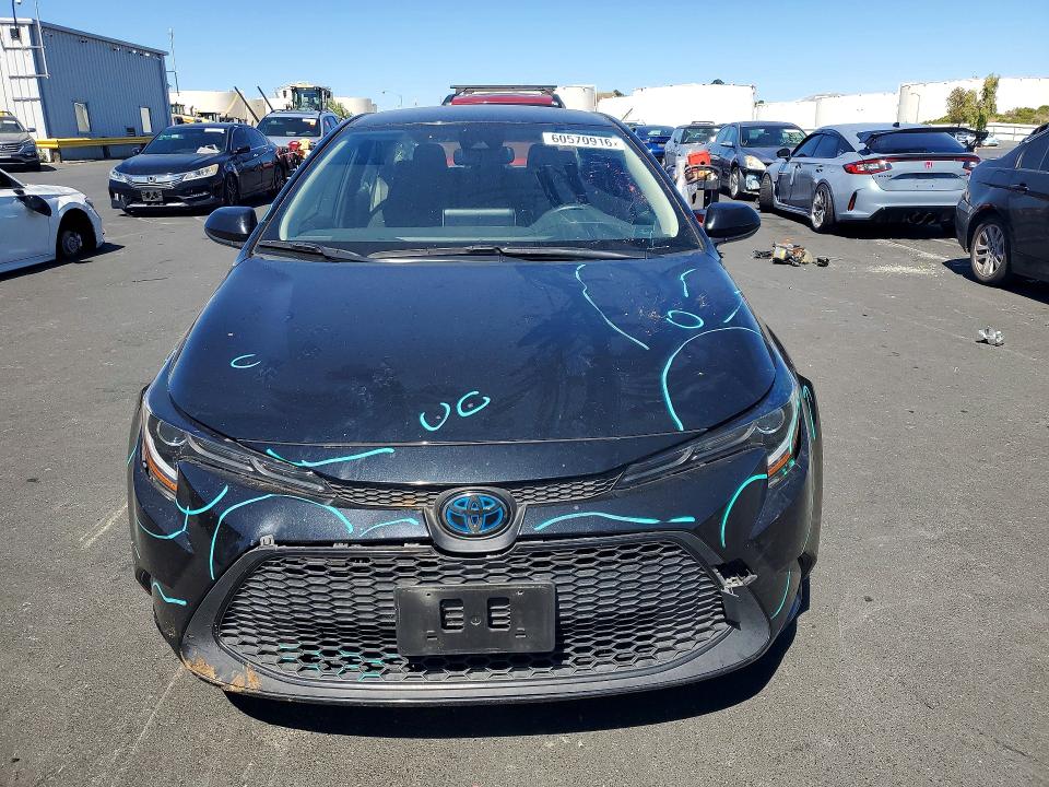 2021 Toyota Corolla VIN JTDEAMDE6MJ019359 COPART salvage auction — FRONT END, CA - SALVAGE CERTIFICATE, sold $60 on 2026-07-29 (photo 5)