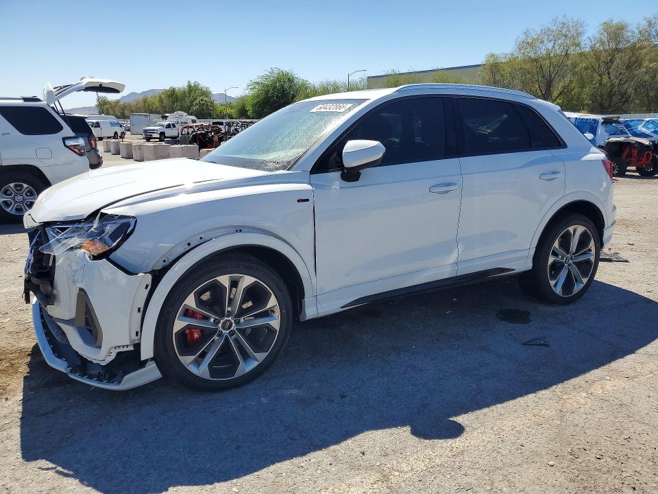 2019 Audi Q3 VIN WA1EECF31K1074836 COPART salvage auction — FRONT END, Ca - Certificate Of Title, sold $7,300 on 2026-07-28 (photo 1)