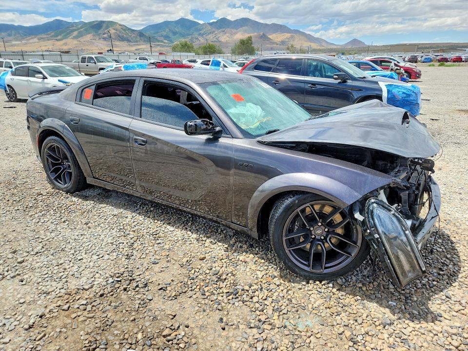 2021 Dodge VIN 2C3CDXGJ0MH570076 COPART salvage auction — FRONT END, Ut - Salvage Certificate, sold $7,100 on 2026-08-23 (photo 4)