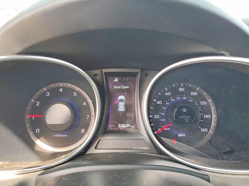 2013 Hyundai Santa fe VIN 5XYZUDLA4DG074450 COPART salvage auction — FRONT END, Ny - Mv-907A Salvage Certificate, sold $2,250 on 2026-07-22 (photo 9)