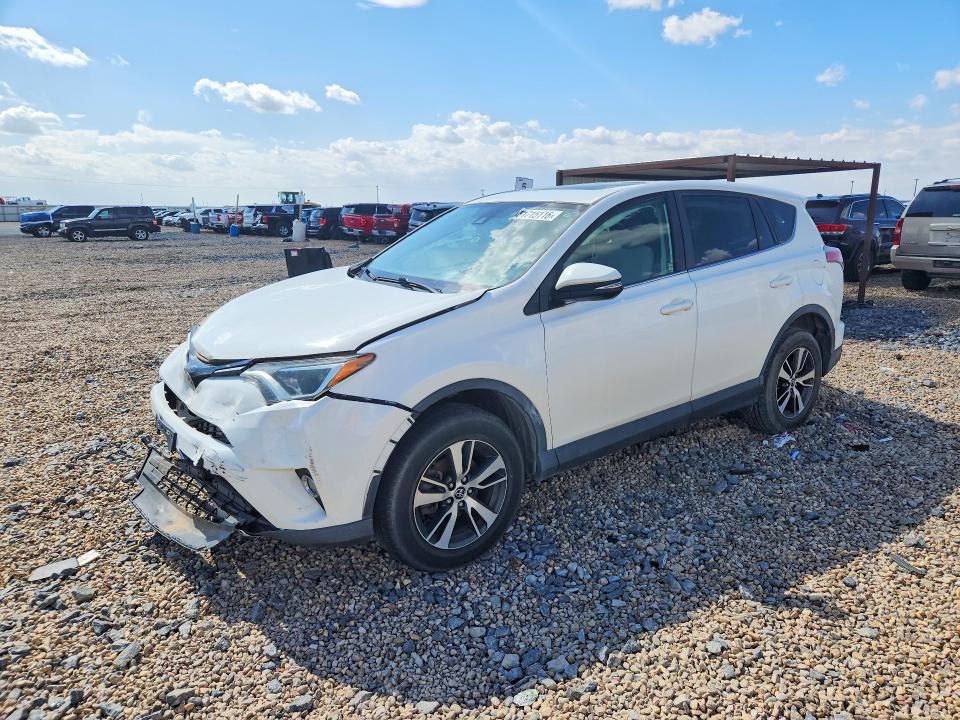 2018 Toyota Rav 4 VIN JTMWFREV5JJ742844 COPART salvage auction — FRONT END, Tx - Certificate Of Title, sold $90 on 2026-07-28 (photo 1)
