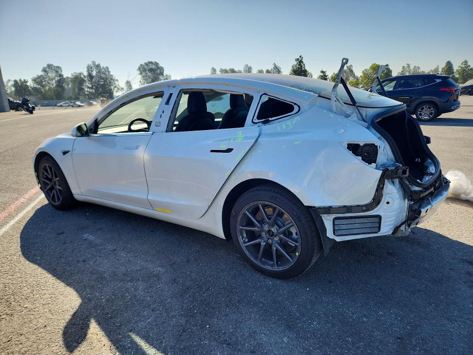 2020 Tesla Model 3 VIN 5YJ3E1EB5LF619732 COPART salvage auction — REAR END, Ca - Salvage Certificate, sold $4,900 on 2026-07-16 (photo 2)