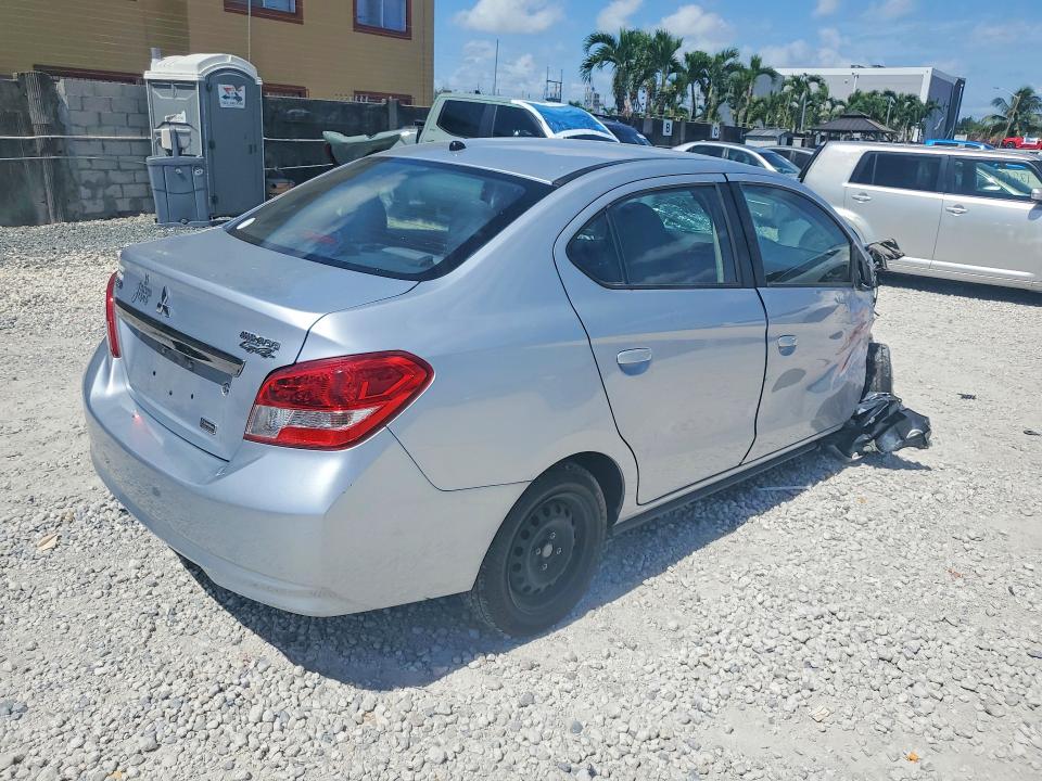 2019 Mitsubishi Mirage VIN ML32F3FJ7KHF11384 COPART salvage auction — FRONT END, Fl - Cert Of Title Slvg Rebuildable, sold $925 on 2026-07-31 (photo 3)