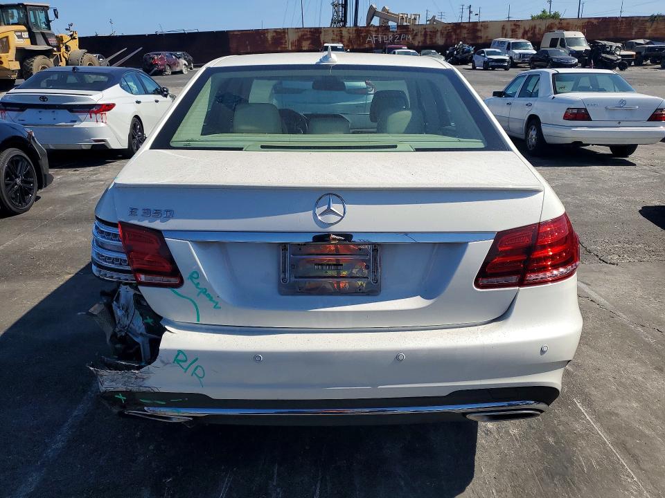 2014 Mercedes-benz E-klasse VIN WDDHF5KB6EB017156 COPART salvage auction — REAR END, Ca - Salvage Certificate, sold $4,300 on 2026-08-05 (photo 6)