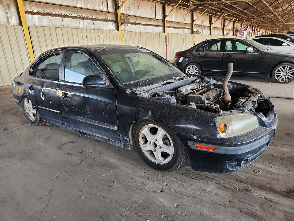 2004 Hyundai Elantra VIN KMHDN46D84U916245 COPART salvage auction — FRONT END, AZ - CERTIFICATE OF TITLE (P), sold $475 on 2026-07-29 (photo 4)