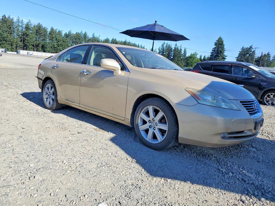 2007 Lexus Es 350 VIN JTHBJ46G572146392 COPART salvage auction — REAR END, WA - BILL OF SALE, sold $750 on 2026-07-31 (photo 4)