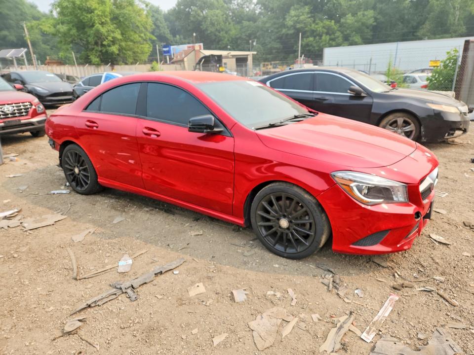 2014 Mercedes-benz Cla-klasse VIN WDDSJ4EB1EN150223 COPART salvage auction — REAR END, Md - Cert Of Salvage > 75% Damage, sold $2,050 on 2026-08-11 (photo 4)