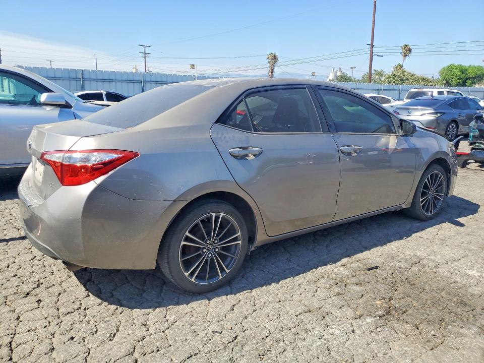 2014 Toyota Corolla VIN 5YFBURHE6EP123980 COPART salvage auction — FRONT END, CA - SALVAGE CERTIFICATE, sold $2,300 on 2026-07-23 (photo 3)
