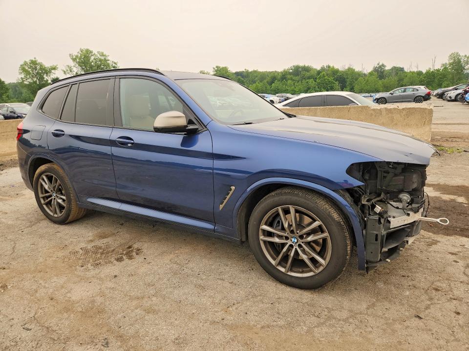 2020 BMW X3 VIN 5UXTY9C09L9C18865 COPART salvage auction — FRONT END, Ny - Mv-907A Salvage Certificate, sold $4,900 on 2026-07-21 (photo 4)