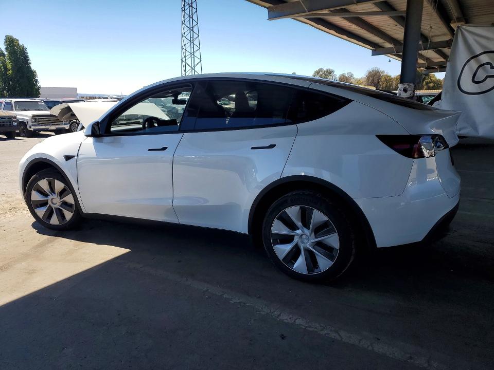 2023 Tesla Model y VIN 7SAYGDEE3PF742918 COPART salvage auction — FRONT END, Ca - Salvage Certificate, sold $15,100 on 2026-07-14 (photo 2)